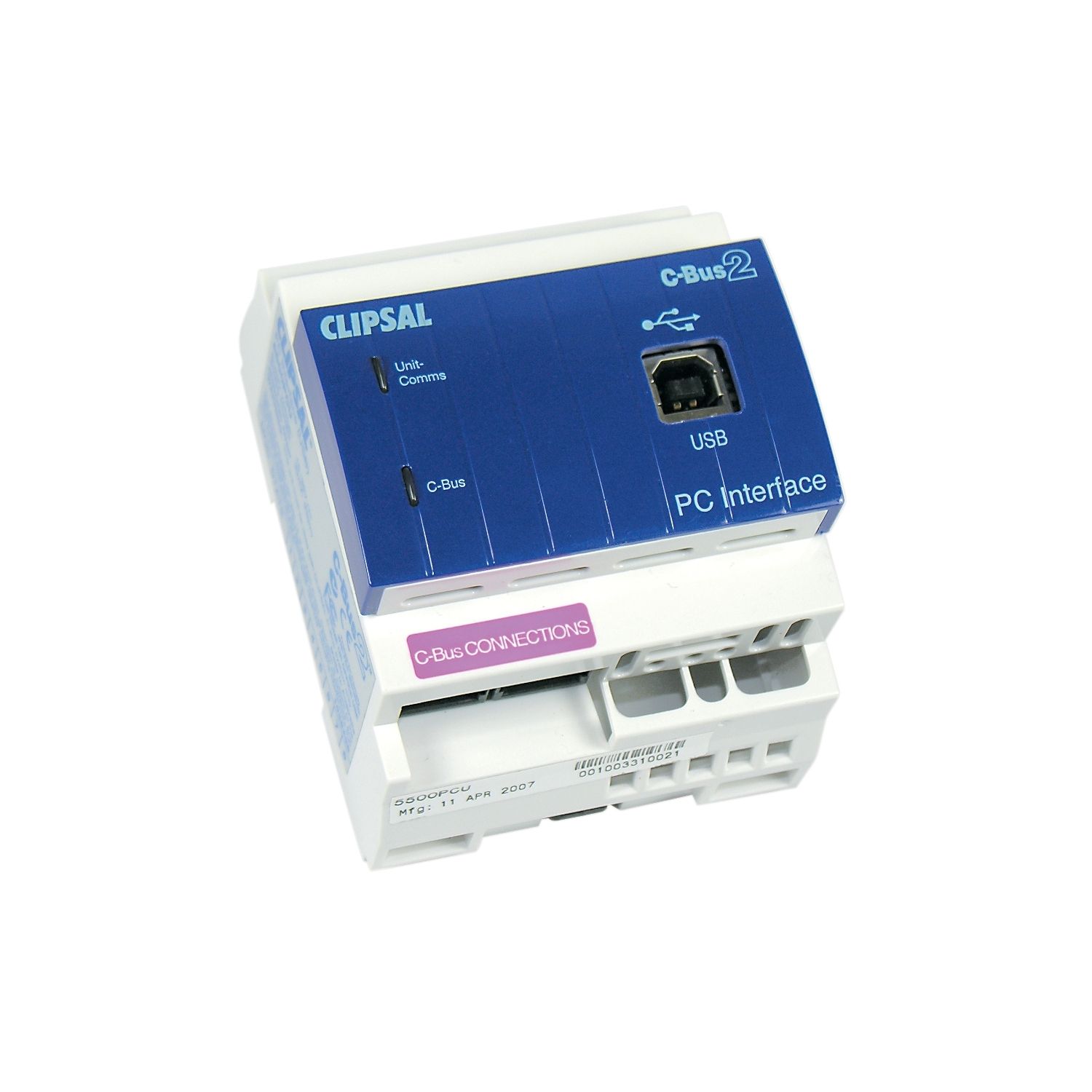 Picture of PC Interface, C-Bus Control and Management System, Housed in A 4M, Din Rail Enclosure, USB
