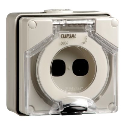 Picture of Aperture Enclosure, Clipsal - 56 Series, 2 Gang