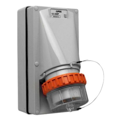 Picture of Appliance Inlet, Clipsal - 56 Series, 4 Round PIN, 10A, 500V, IP66