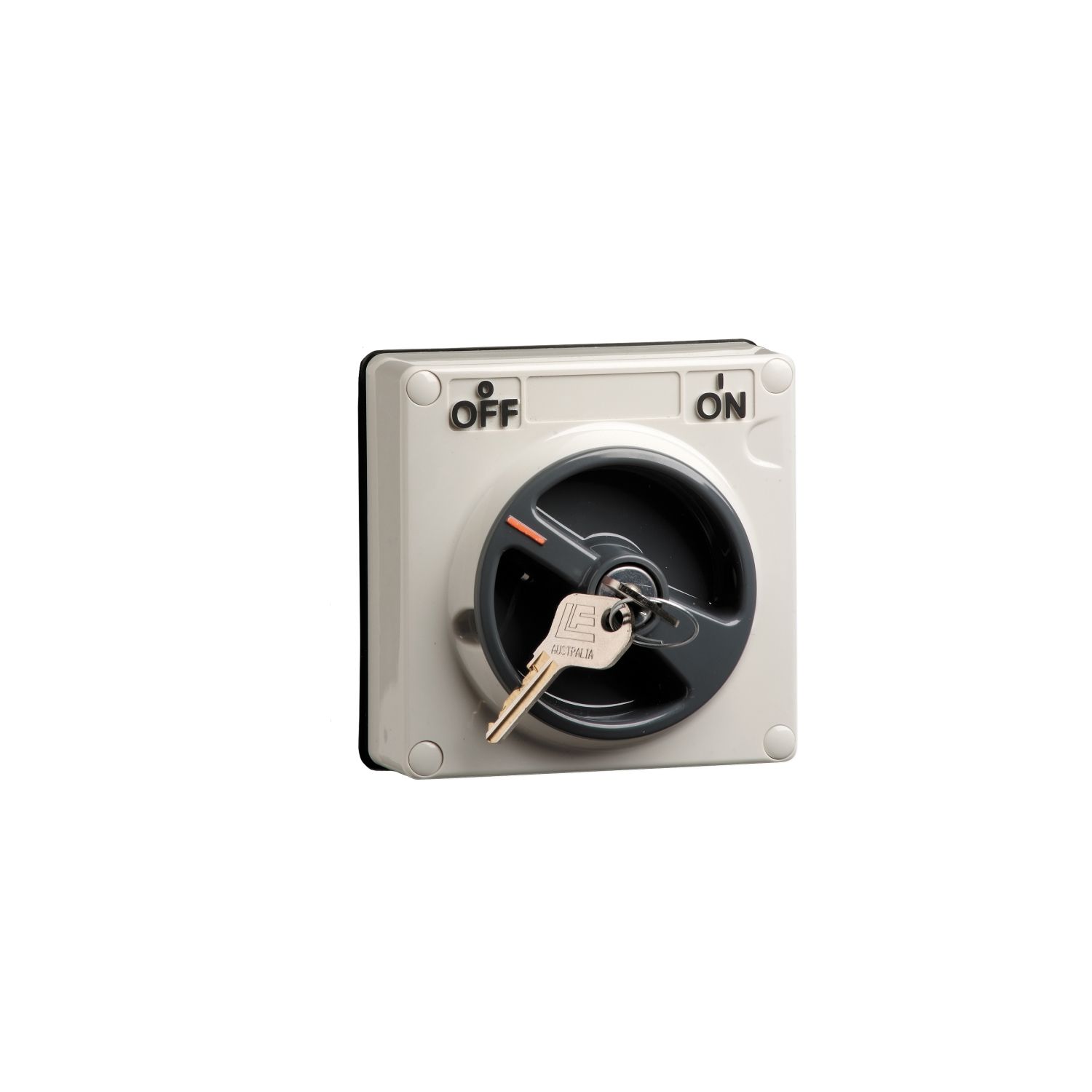 Picture of Surface Switch, Clipsal - 56 Series, 1 Pole, 250VAC, 15A, Common Key Lock, Off Locking Position