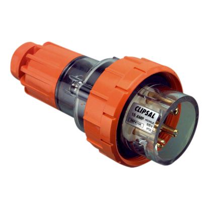 Picture of Straight Plug, Clipsal - 56 Series, 16A, 500V, IP66, Unique Key