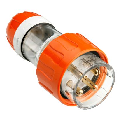 Picture of Straight Plug, Clipsal - 56 Series, IP66, 500V 40A - 4 Round Pins
