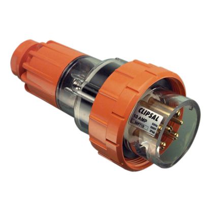 Picture of Straight Plug, Clipsal - 56 Series, IP66, 500V 10A - 7 Round Pins