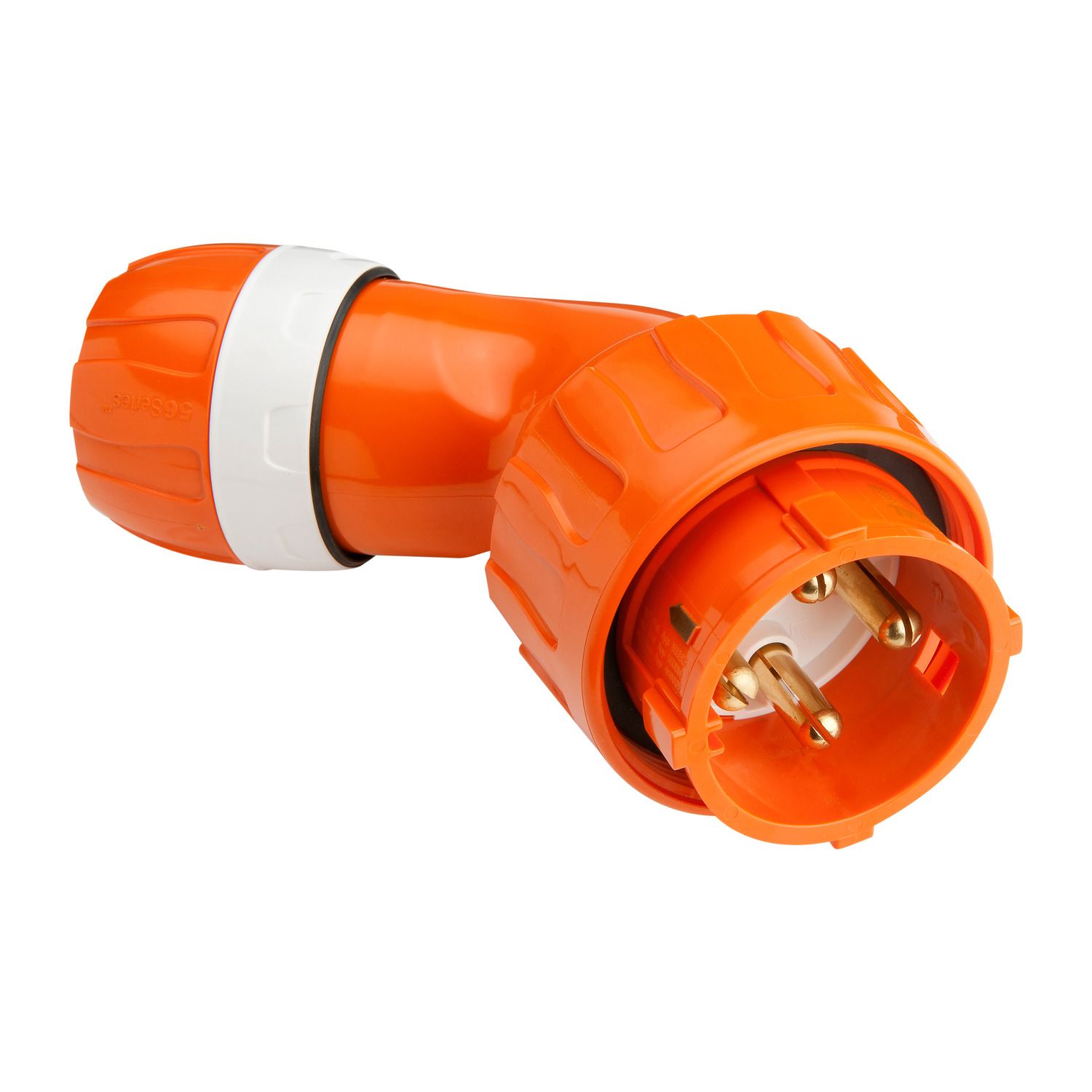 Picture of Angled Plug, Clipsal - 56 Series, IP66, 500V 50A - 4 Round Pins
