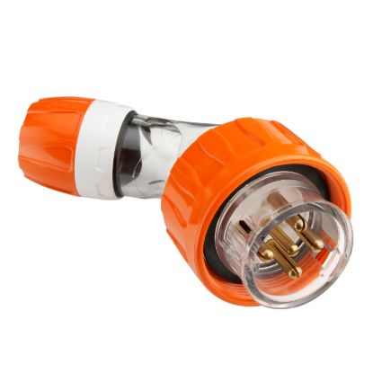 Picture of Angled Plug, Clipsal - 56 Series, IP66, 500V 20A - 5 Round Pins