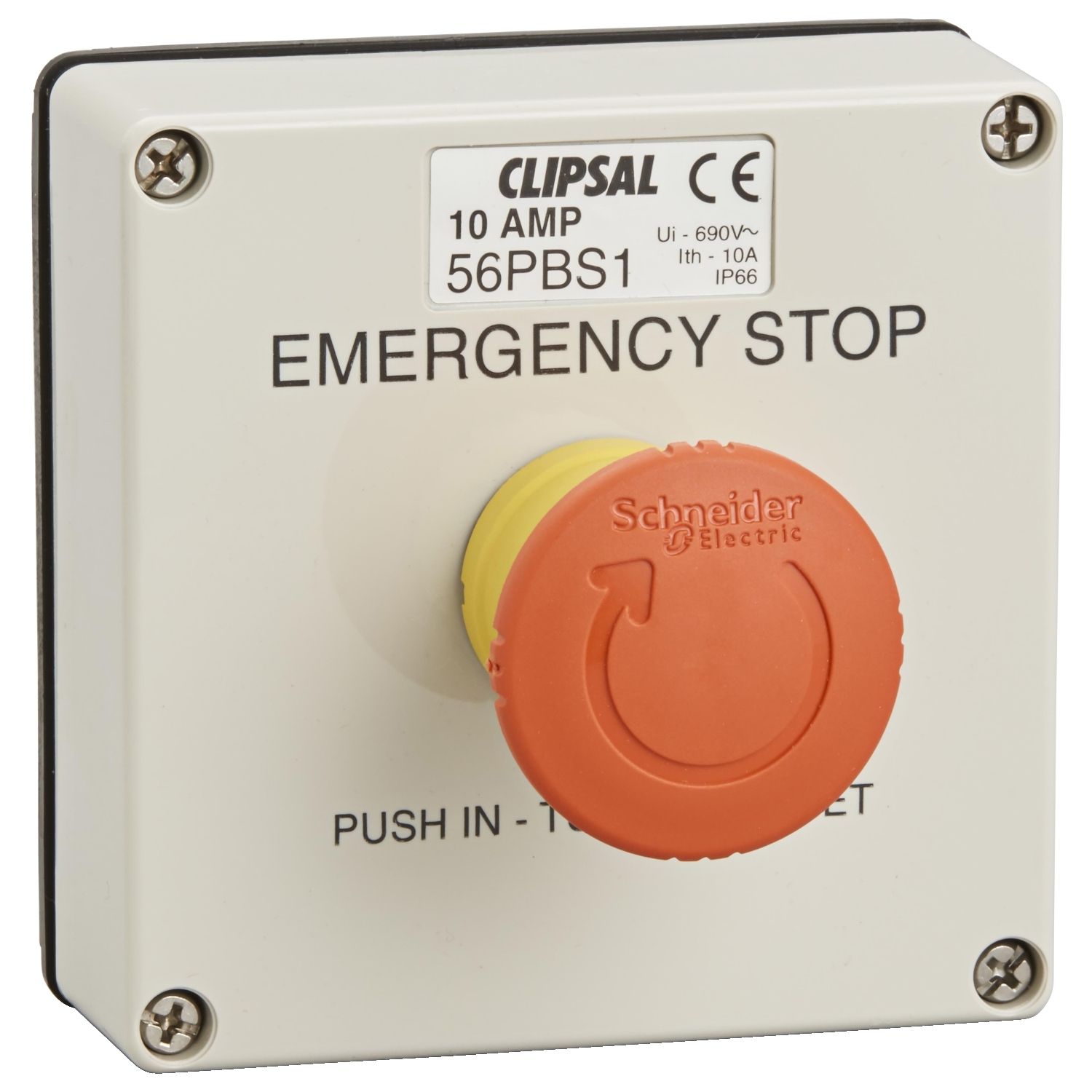 Picture of Control Station, Clipsal - 56 Series, IP66 1Xem Stop Less Enclosure