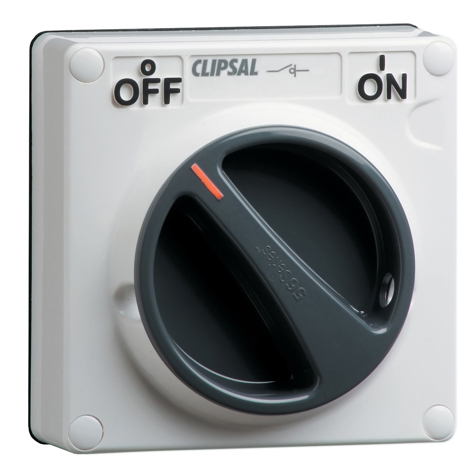Picture of Surface Switch, Clipsal - 56 Series, PVC IP66 1 Gang 10A Less Enclosure