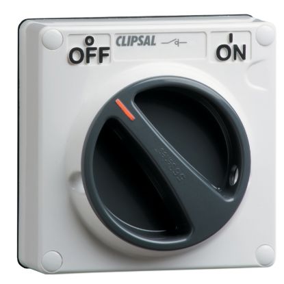 Picture of Surface Switch, Clipsal - 56 Series, PVC IP66 1 Gang 10A Less Enclosure