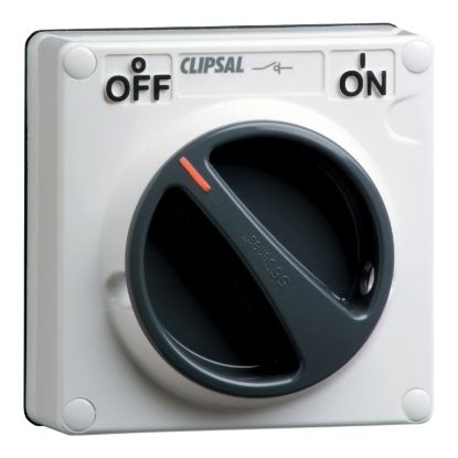 Picture of Surface Switch, Clipsal - 56 Series, IP66 1 Gang Heavy Duty 15A Less Enclosure