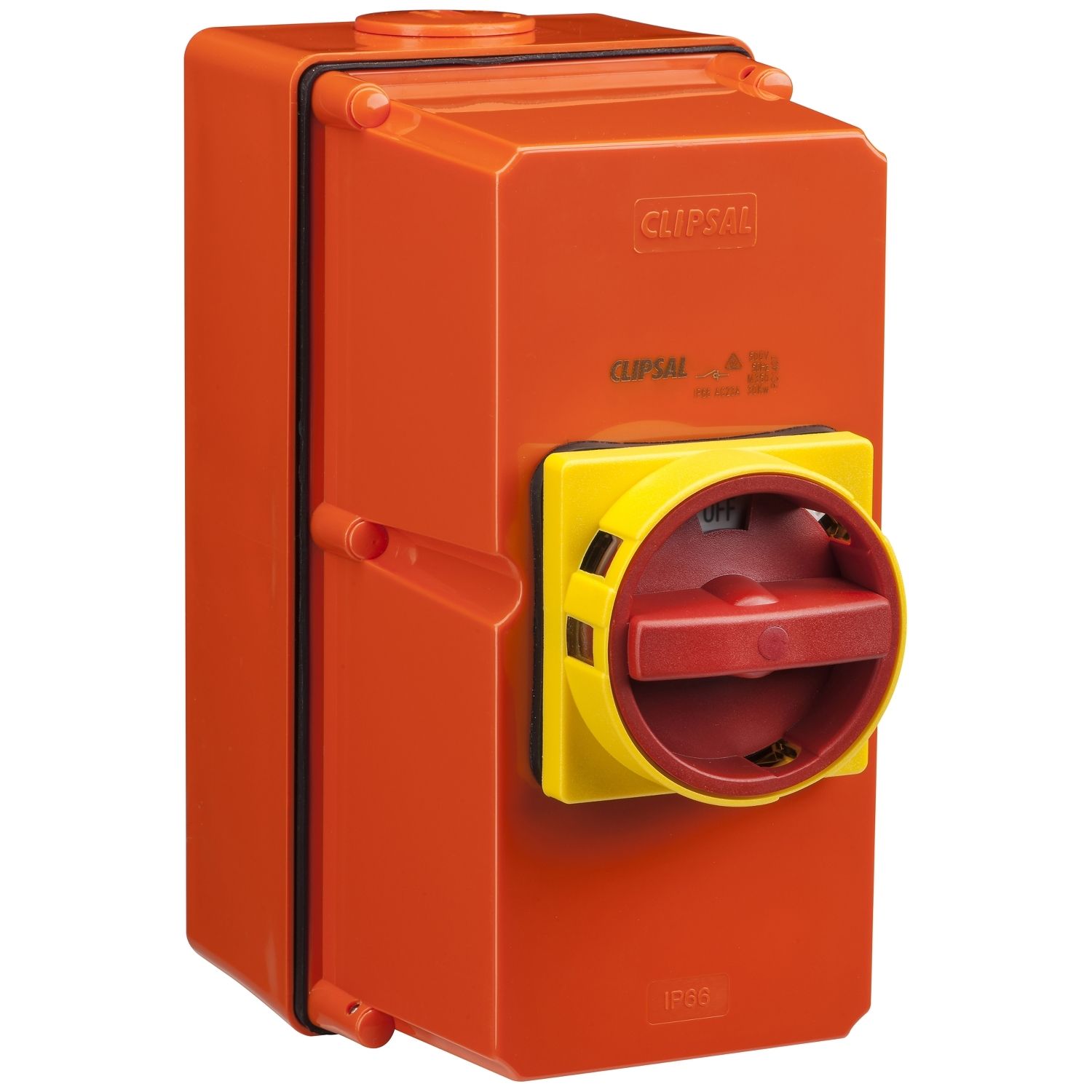 Picture of Surface Switch, Clipsal - 56 Series, 1 Gang, 4 Pole, 690VAC, 25A, Heavy Duty