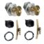 Picture of Chassis locking, MasterPact NT drawout, disconnected position, Ronis keylock, 2 locks, 2 different keys, spare part
