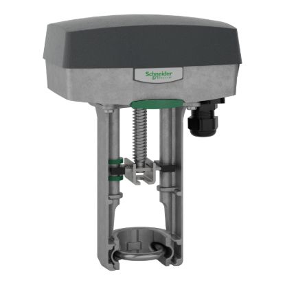 Picture of SpaceLogic M1500-S2 Actuator for Globe Valves, Multi-Signal Control, 24Vac/dc, Terminal Block Electrical Connection, 1500N, IP54,  2 SPDT Aux Relay