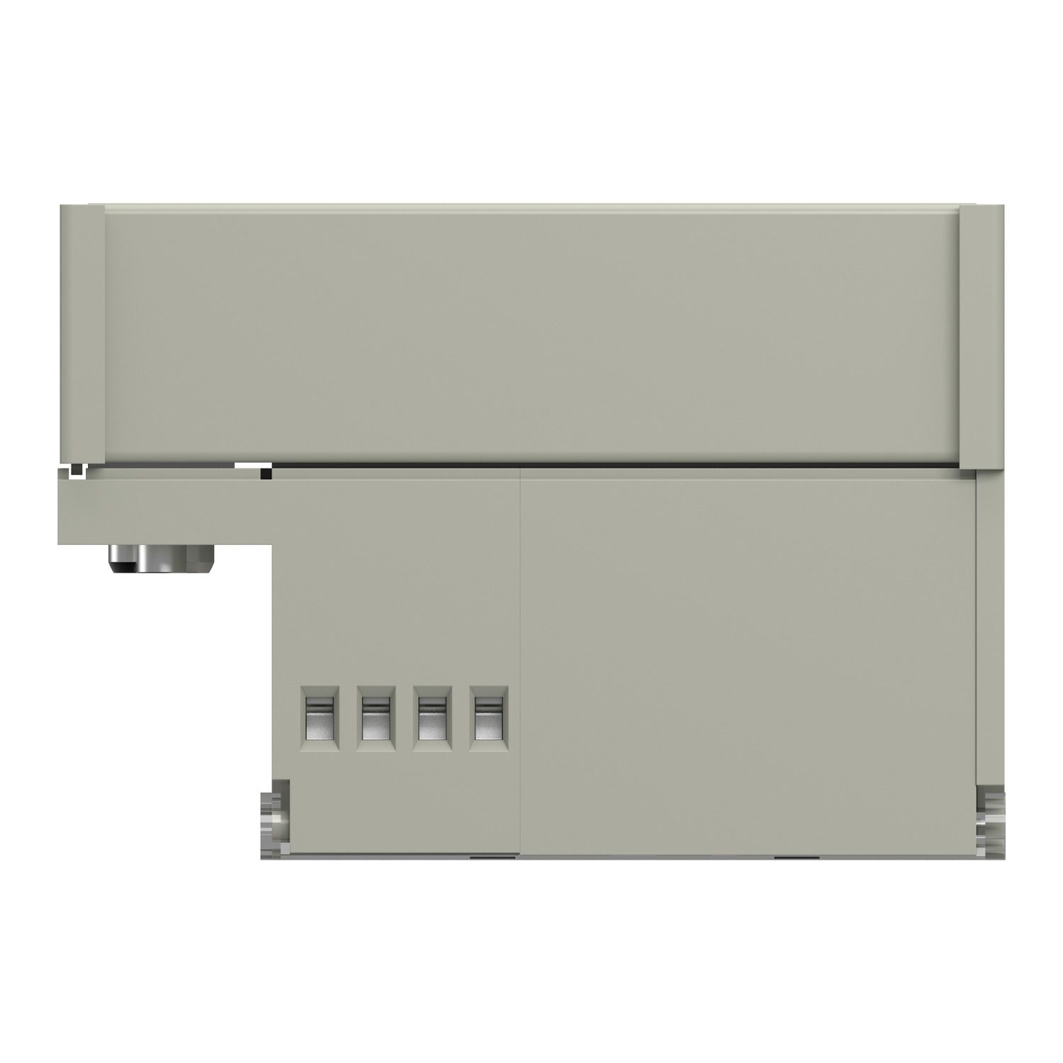 Picture of connection sub-base ABE7 - for distribution of 4 analog channels protected