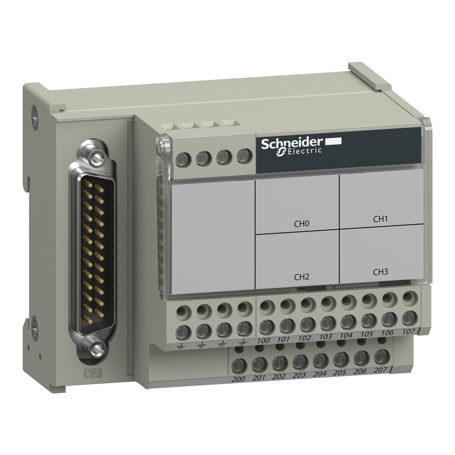 Picture of connection sub-base ABE7 - for distribution of 4 thermocouples