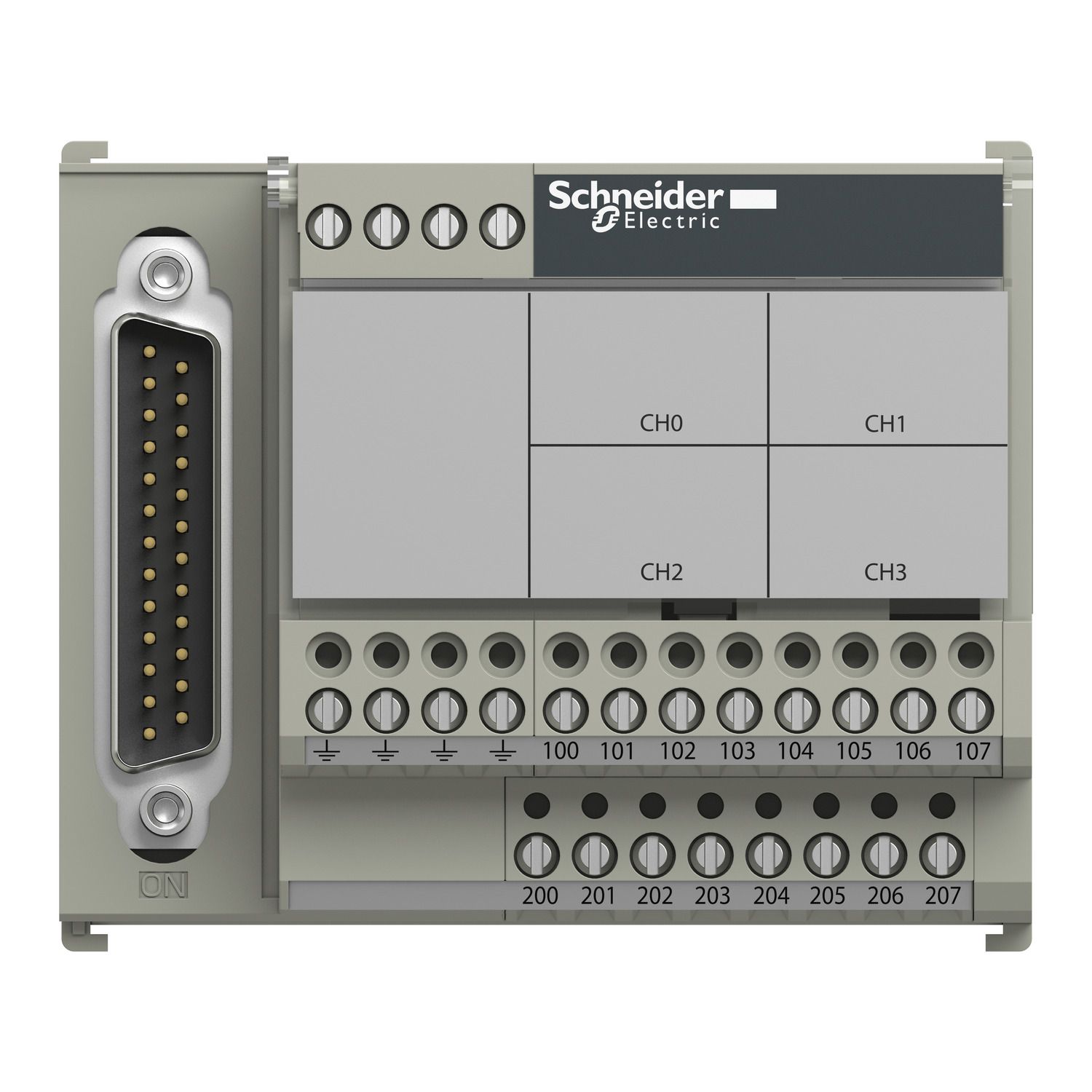 Picture of connection sub-base ABE7 - for distribution of 4 thermocouples