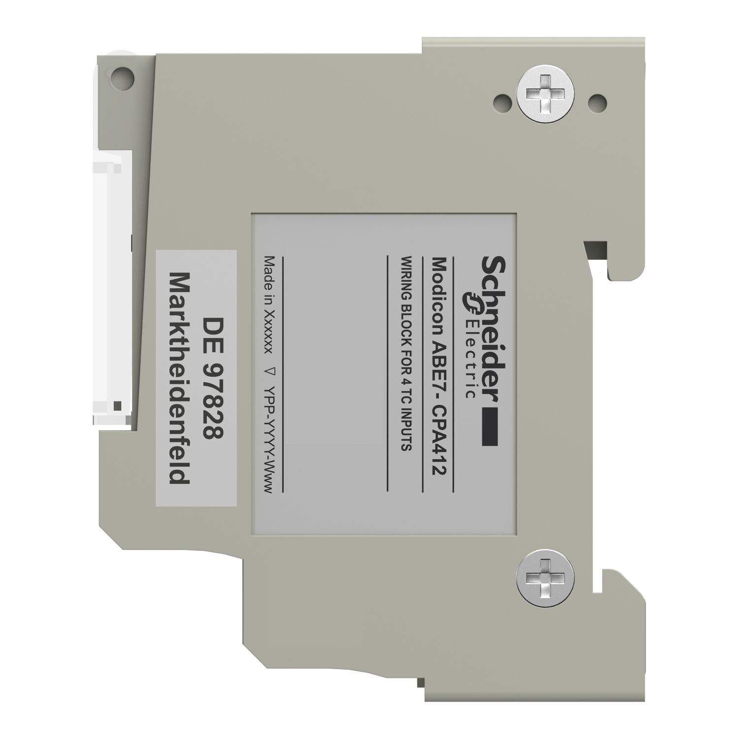 Picture of connection sub-base ABE7 - for distribution of 4 thermocouples