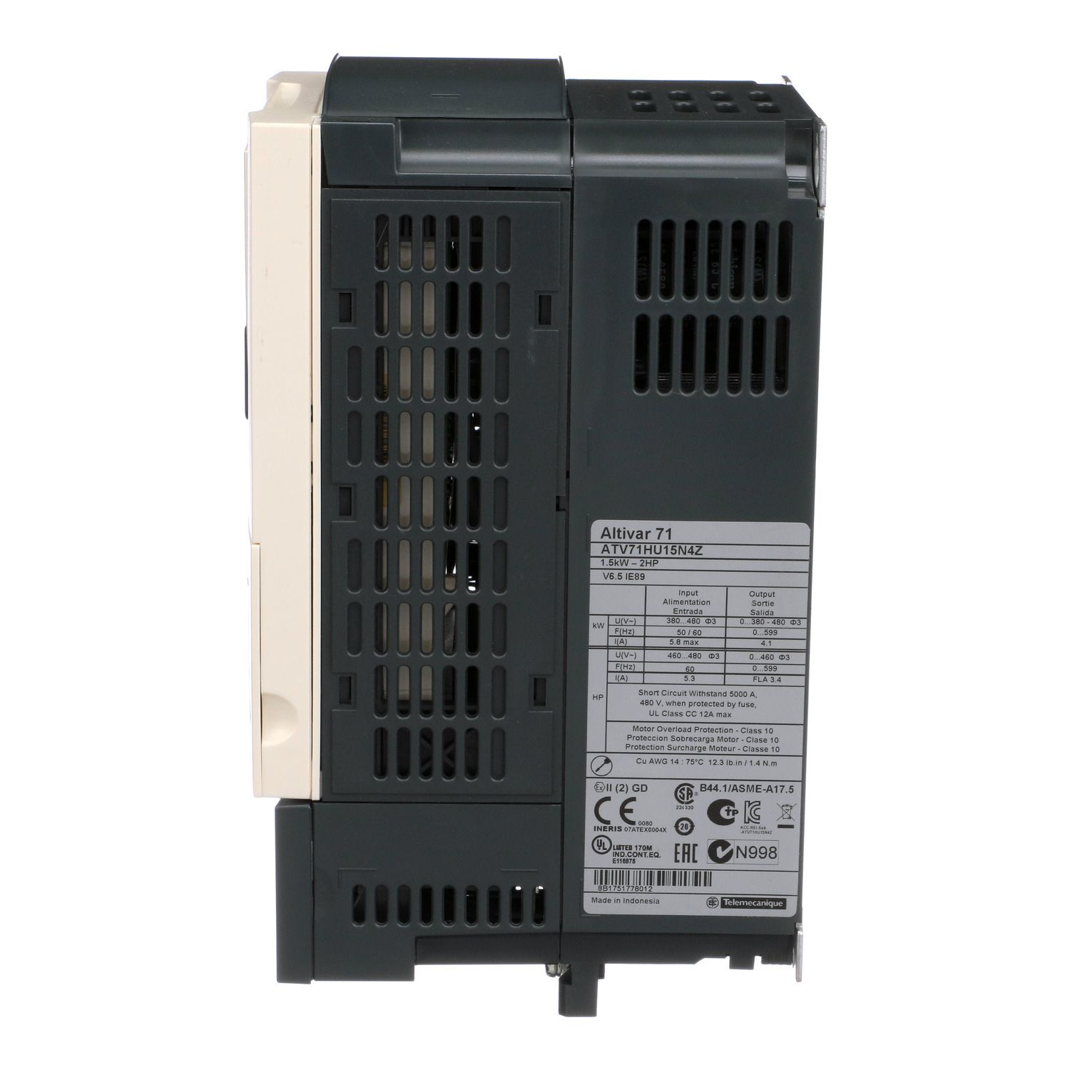 Picture of ATV71 480V 1,5KW 2HP EMC W O GRAPHIC.TE