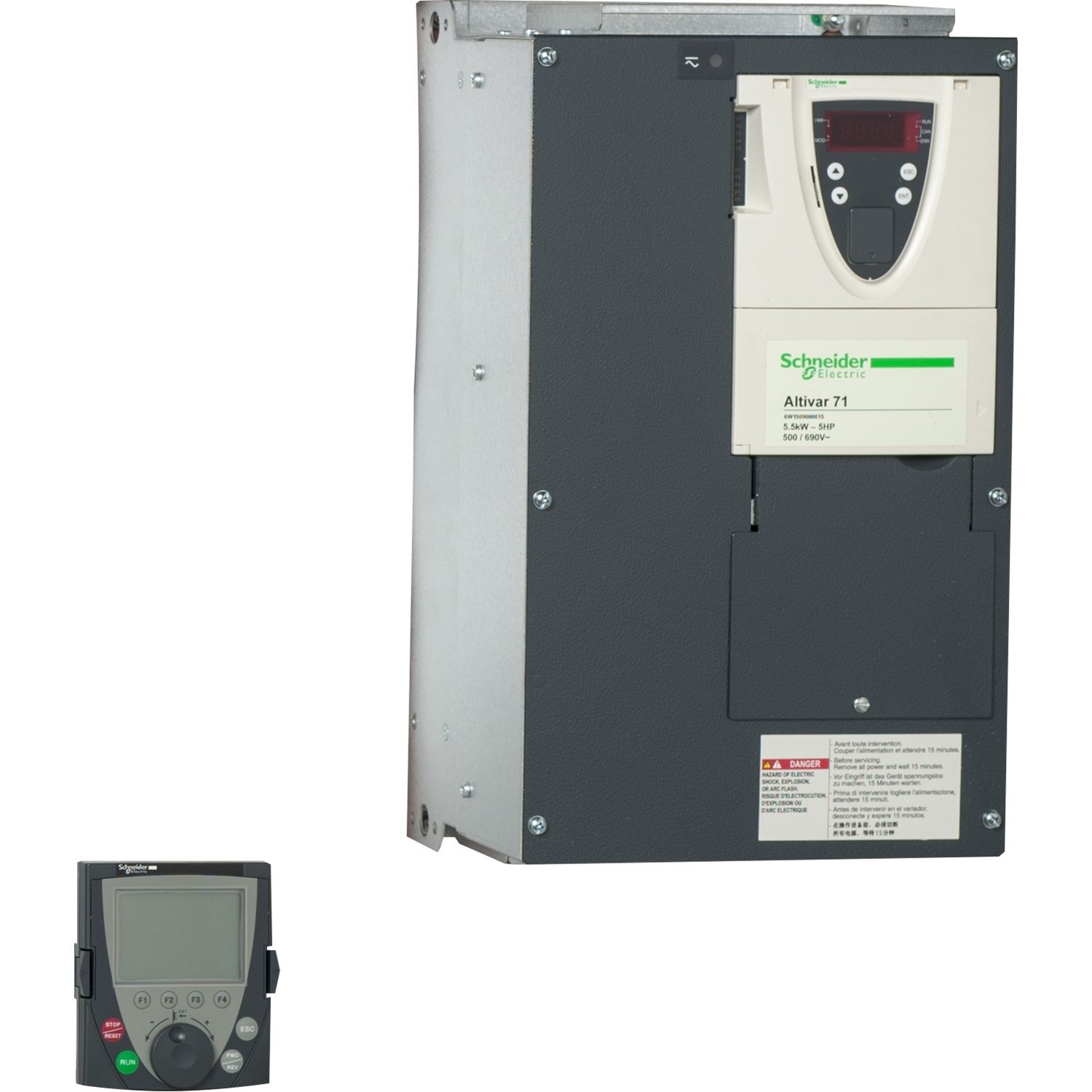 Picture of ATV71 690V 5,5KW WITH GRAPHIC TERMINAL