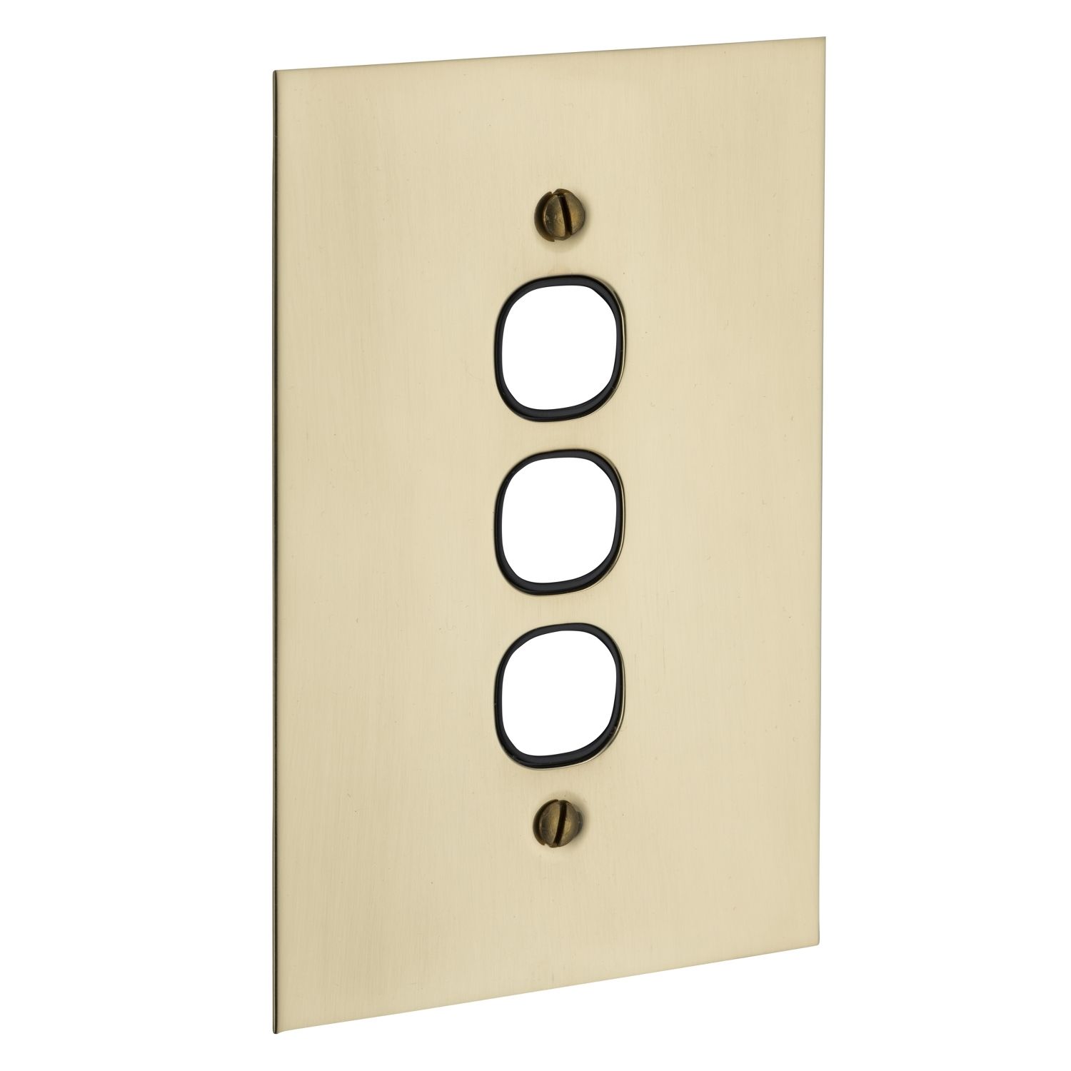 Picture of Switch Grid Plate and Cover, Metal Plate Series, 3 Gang, BBSL Style, Less Mechanism, Over Size