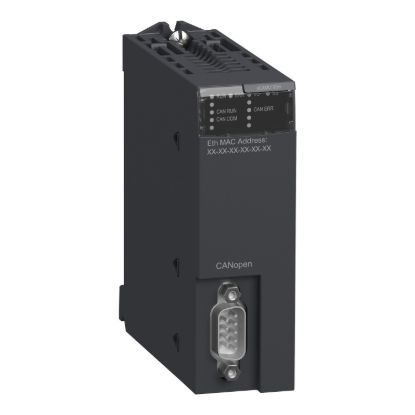 Picture of communication module, Modicon X80, CANopen, master, hardened