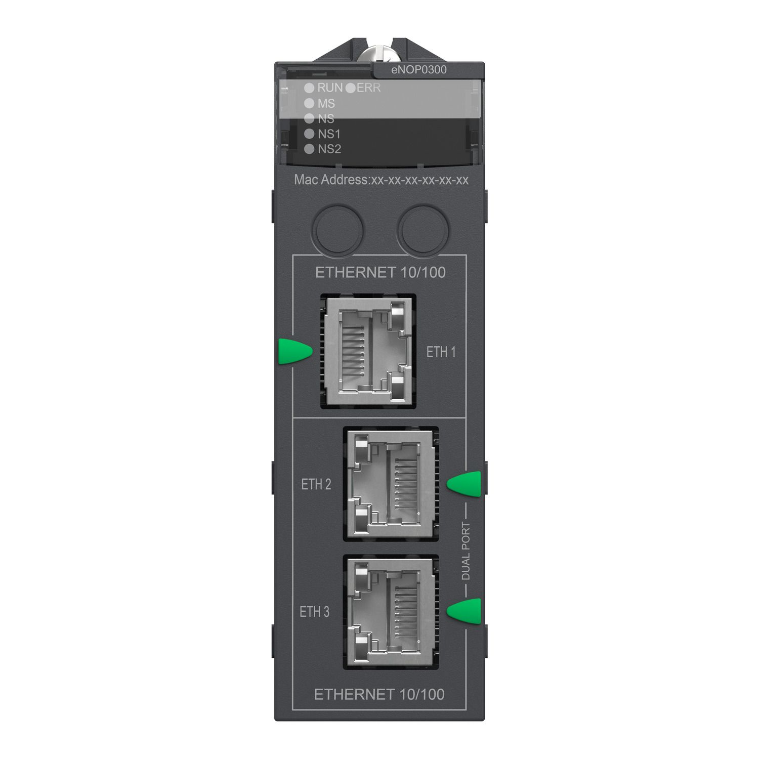 Picture of communication module, Modicon M580, IEC 61850