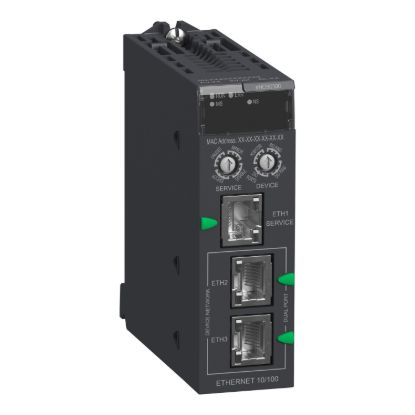 Picture of switch module, Modicon X80, network option switch
