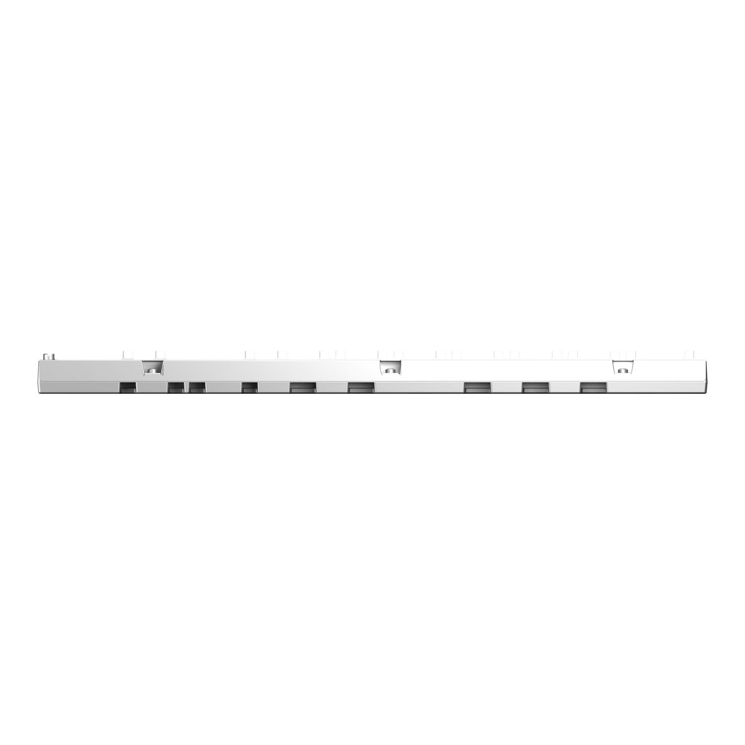 Picture of backplane rack, Modicon X80, 6 slots, redundant Ethernet backplane, severe environment