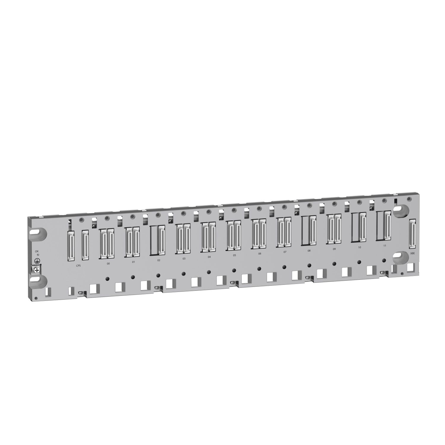 Picture of rack, Modicon X80, 12 slots, Ethernet backplane