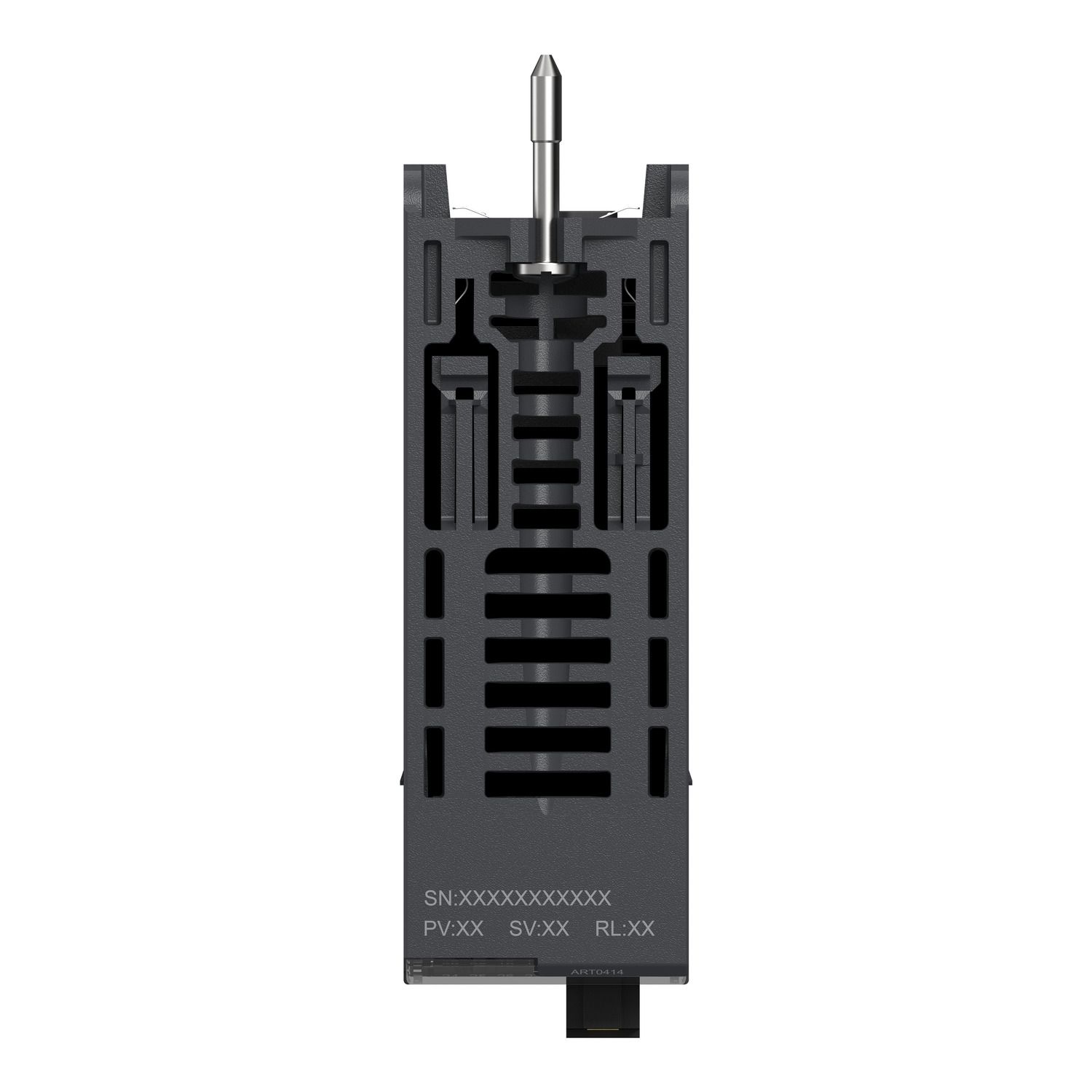 Picture of analog isolated low level input module, Modicon X80, 4 inputs, 40mV positive or negative