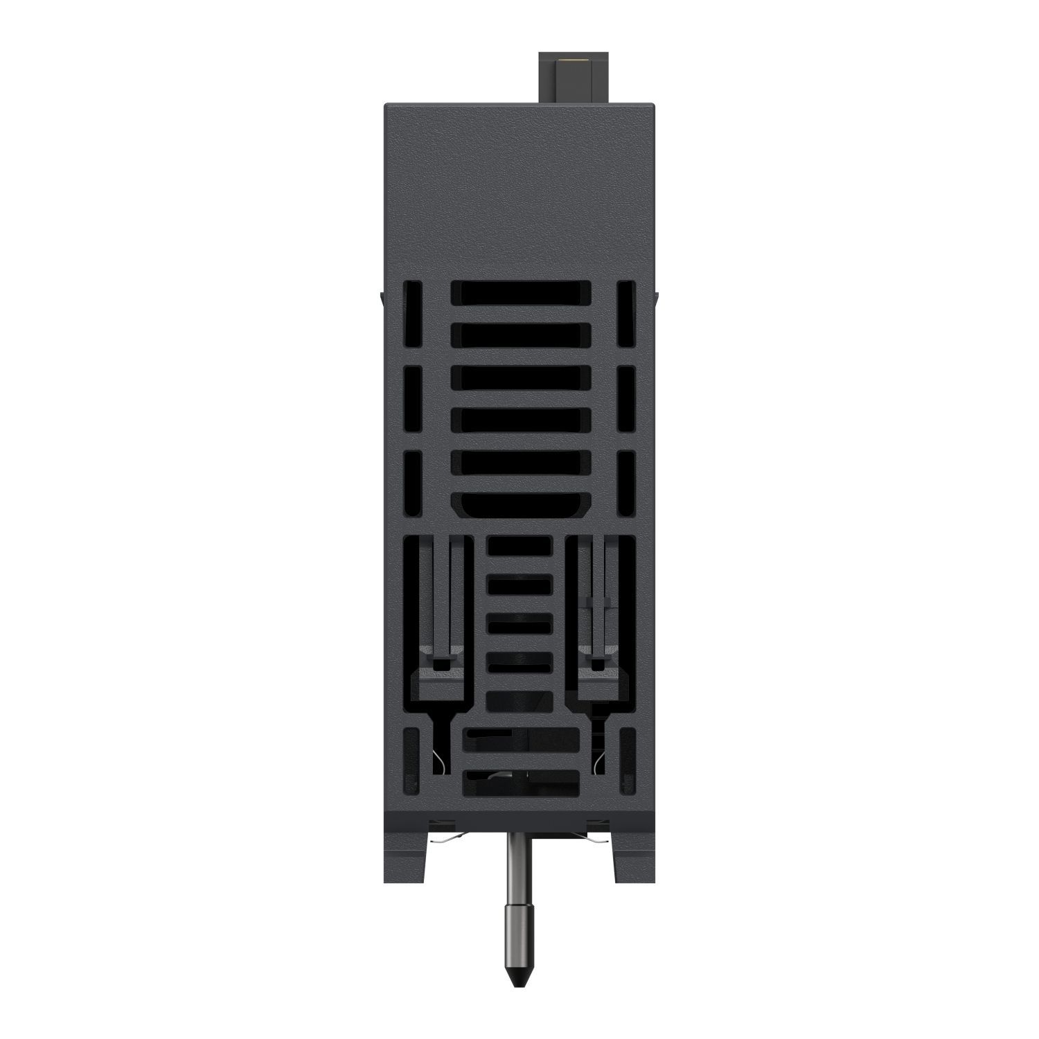 Picture of Analog isolated low level input module, Modicon X80, 4 inputs, 40mV positive or negative, for severe environments