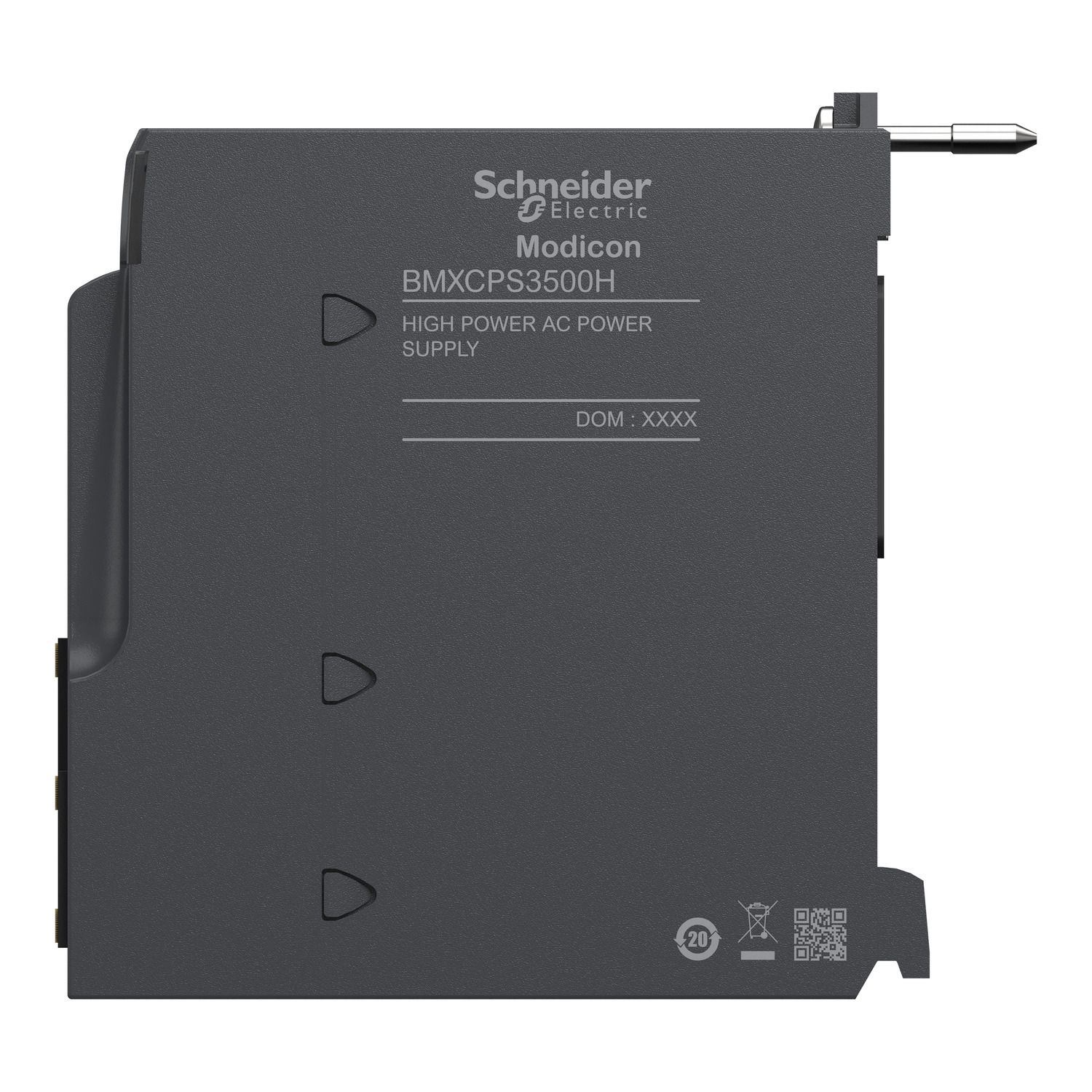 Picture of power supply module, Modicon X80, 100 to 240V AC, 36W, severe environment