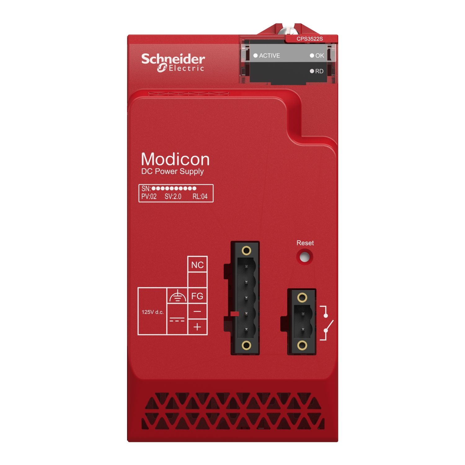 Picture of redundant power supply module X80 - 125 V DC - Safety