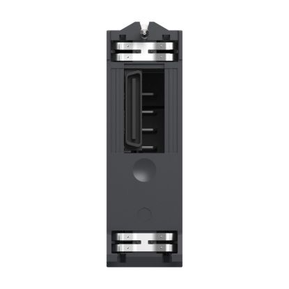 Picture of discrete input module, Modicon X80, 16 inputs, 24V AC or DC, positive or negative