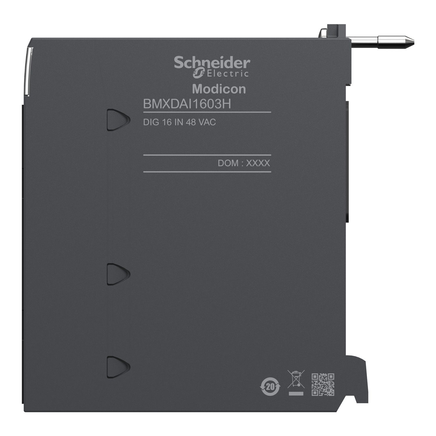 Picture of Discrete input module, Modicon X80, 16 inputs, 48V AC, for severe environments