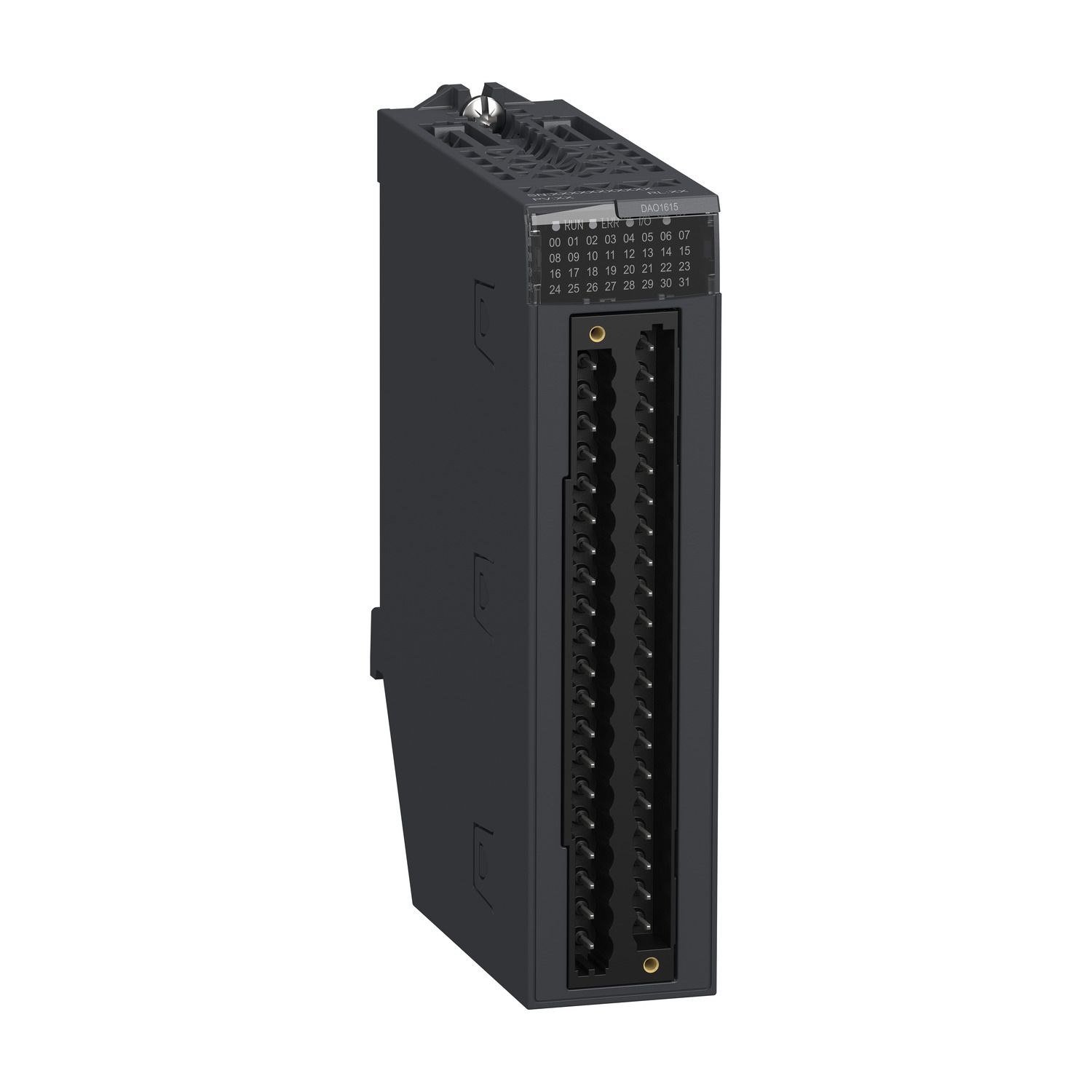 Picture of discrete output module, Modicon X80, 16 isolated triac outputs, 24 to 240V AC