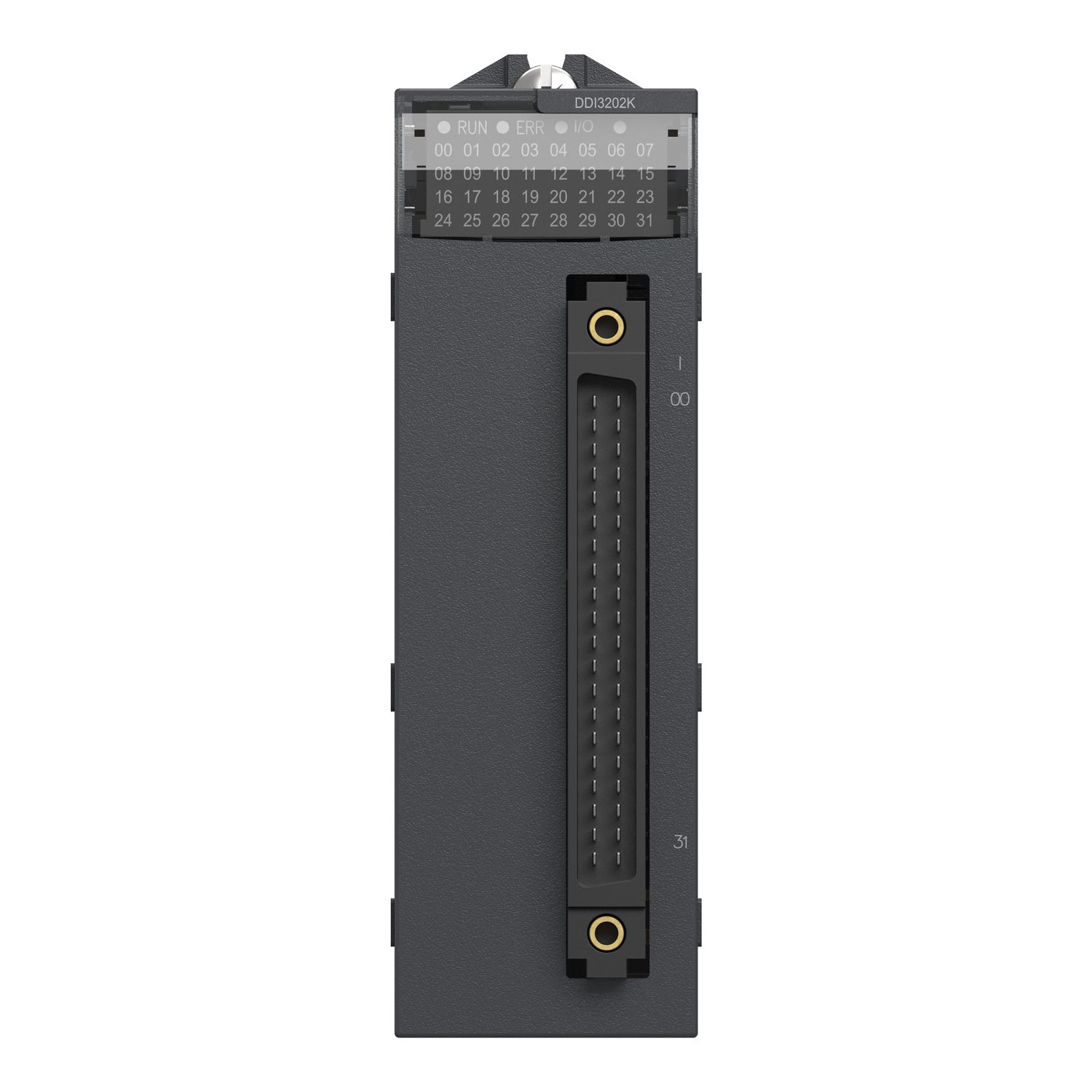 Picture of discrete input module, Modicon X80, 32 inputs, 24V DC positive