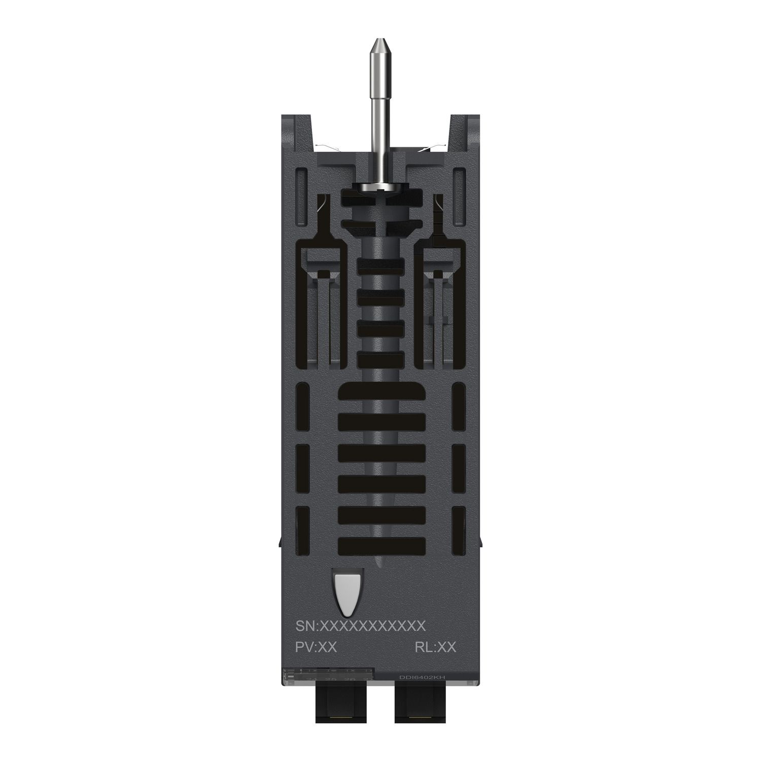 Picture of discrete input module, Modicon X80, 64 inputs, 24V DC positive, for severe environments