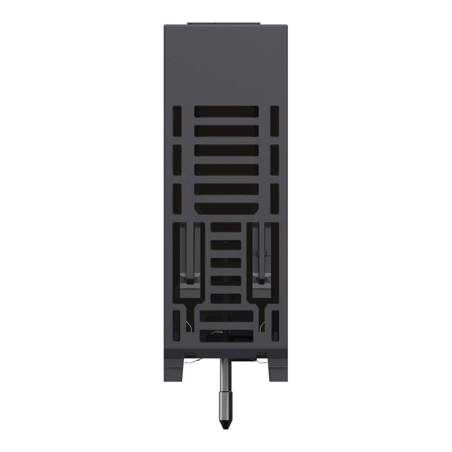 Picture of Discrete mixed I/O module, Modicon X80, 8 inputs, 8 outputs, 24V DC positive, for severe environments