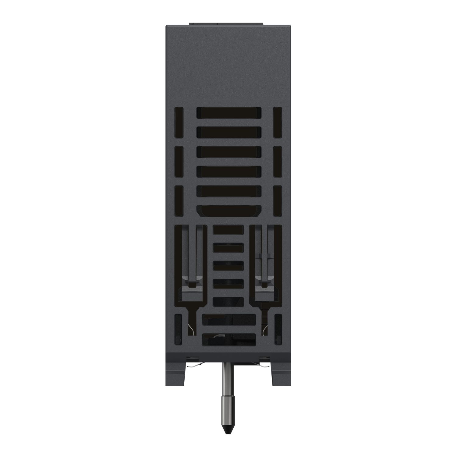 Picture of discrete output module, Modicon X80, 16 transistor outputs, 24V DC positive, for severe environments