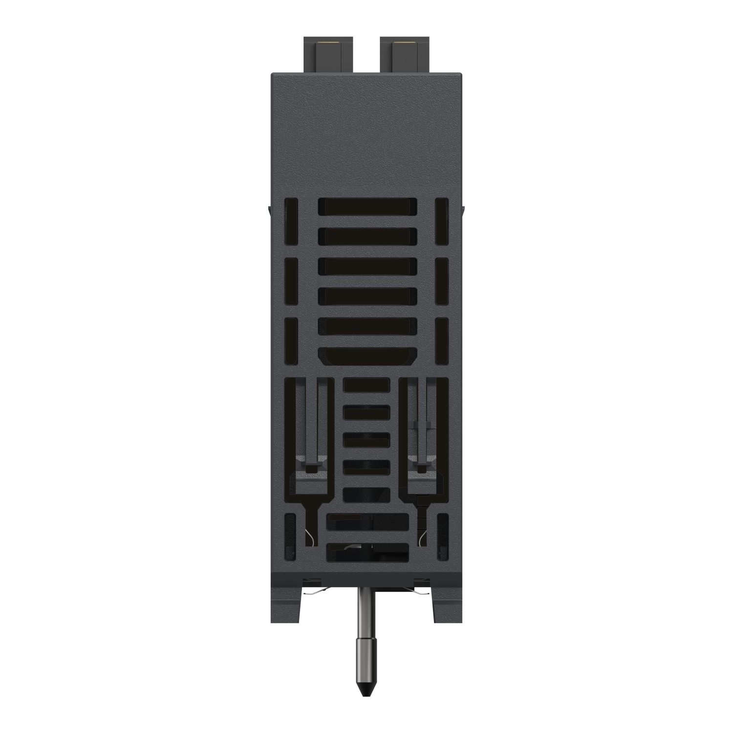 Picture of discrete output module, Modicon X80, 64 transistor outputs, 24V DC positive, conformal coating