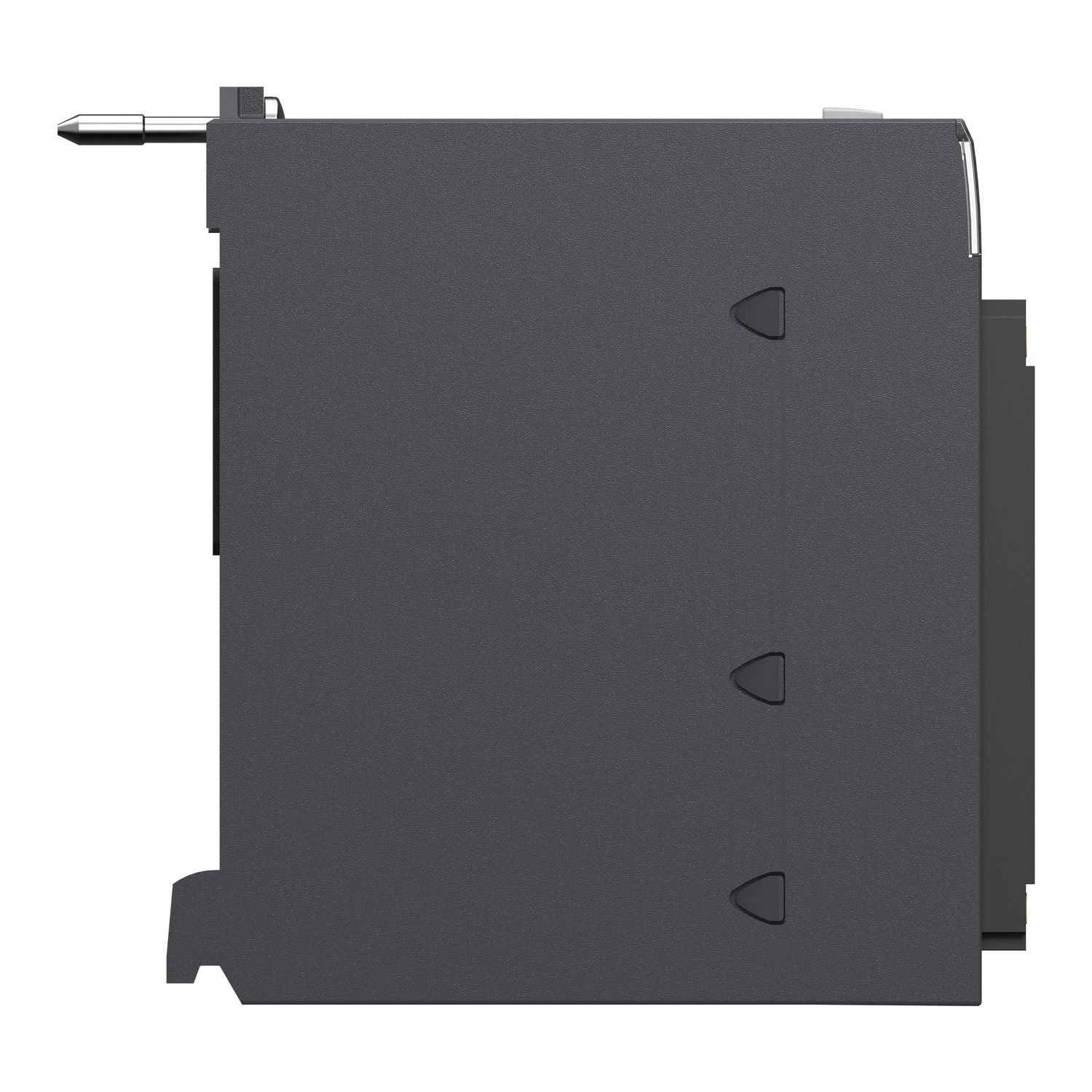 Picture of discrete output module, Modicon X80, 64 transistor outputs, 24V DC positive, conformal coating