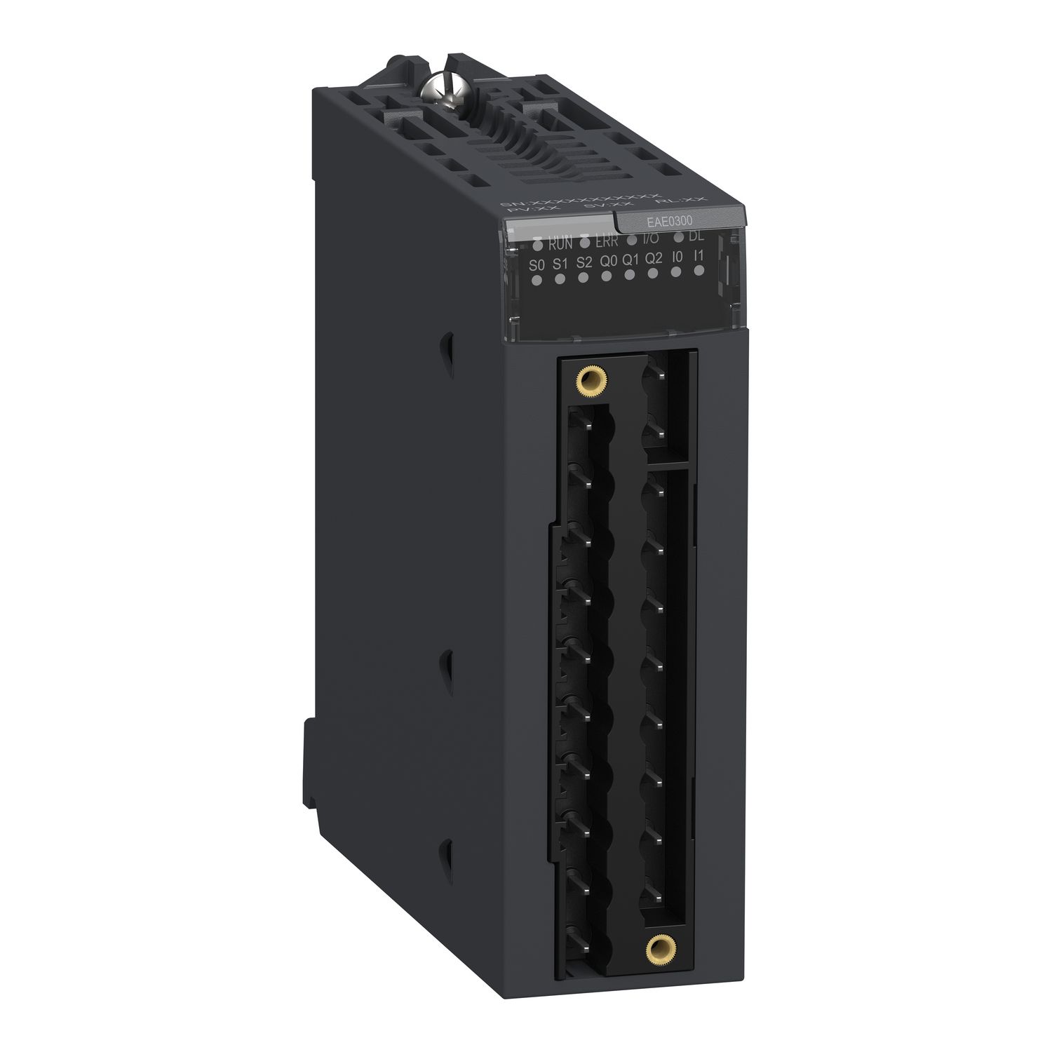 Picture of encoder interface module, Modicon X80, SSI, 3 channels, up to 31databits, 1Mbauds