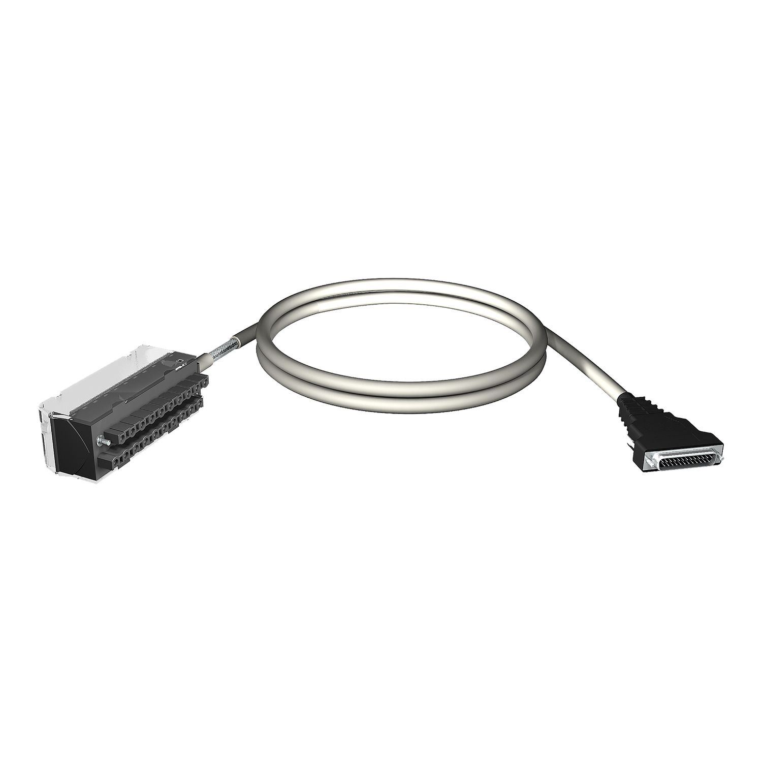 Picture of cord set, Modicon X80, 20-way terminal, SUB-D25 connector, 1.5m