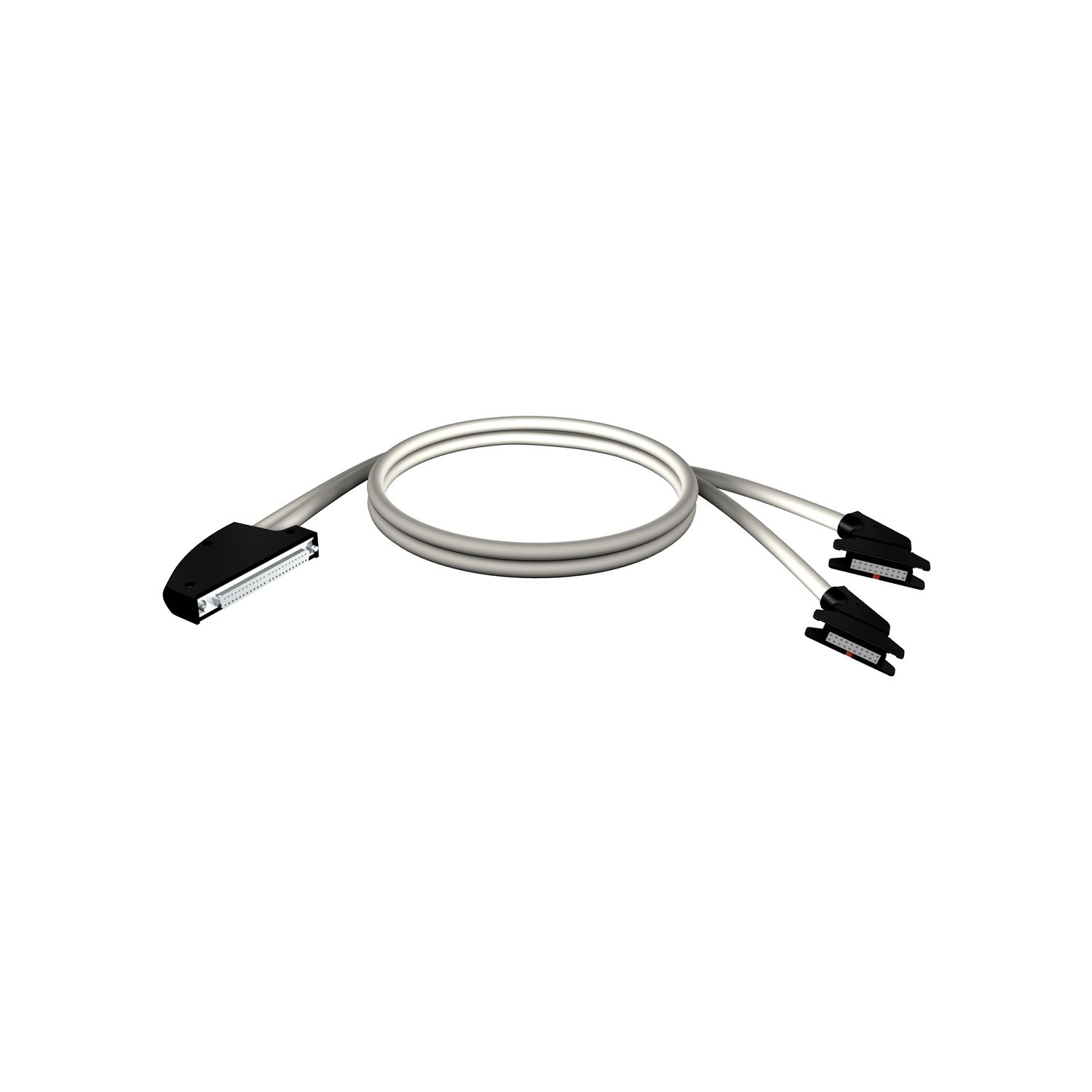 Picture of preformed cordset, Modicon M340, 40 way terminal, 2 x HE10 connector, 1m