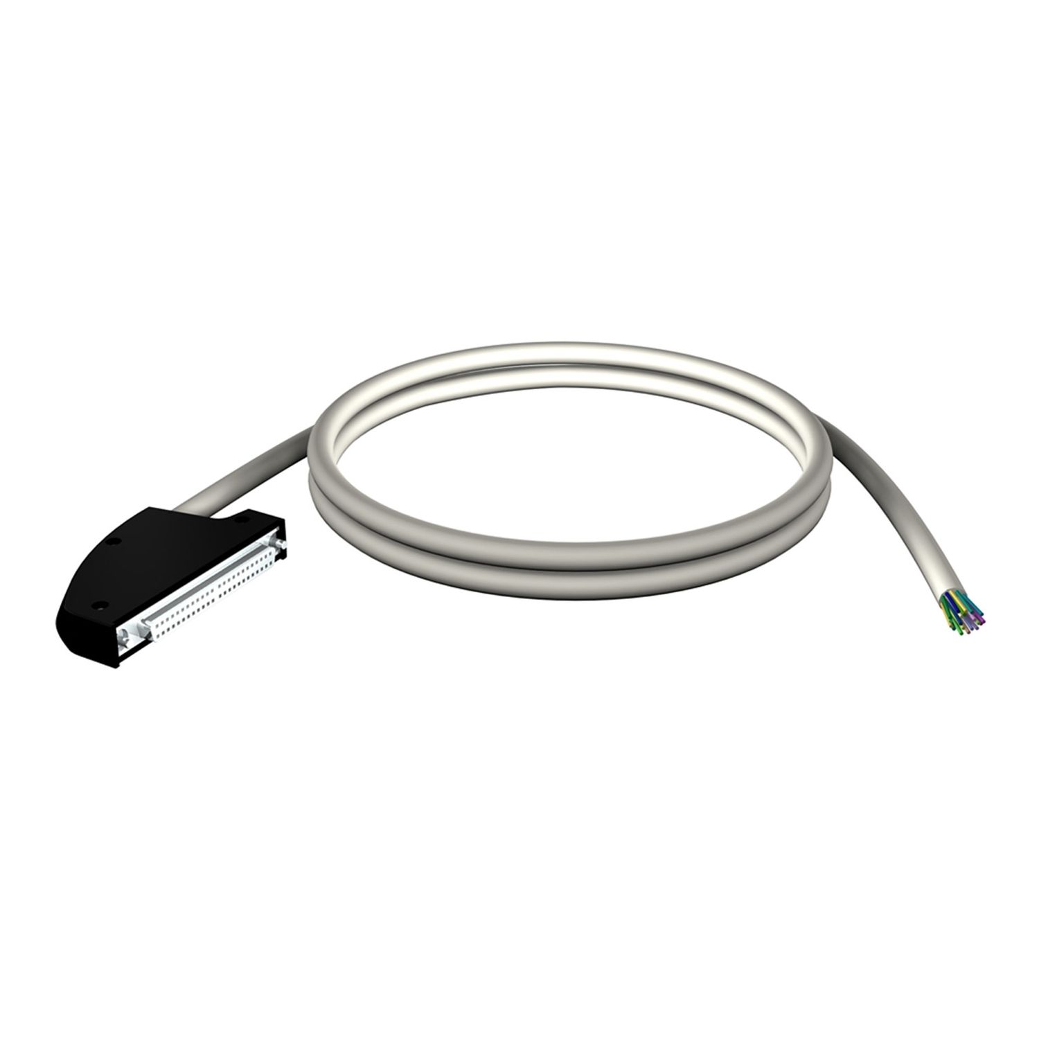 Picture of cord set, Modicon M340, 40-way terminal, one end flying leads, 10m