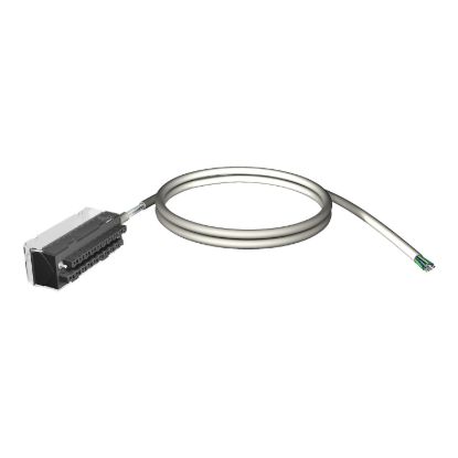 Picture of cord set, Modicon X80, 40-way terminal, one end flying leads, 3m