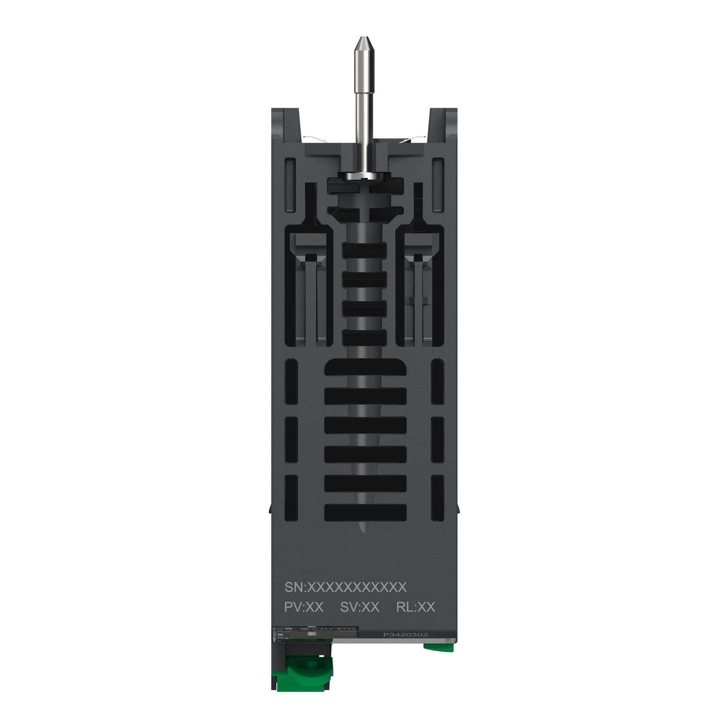 Picture of processor, Modicon M340, max 1024 discrete, 256 analog IO, CANopen, Ethernet