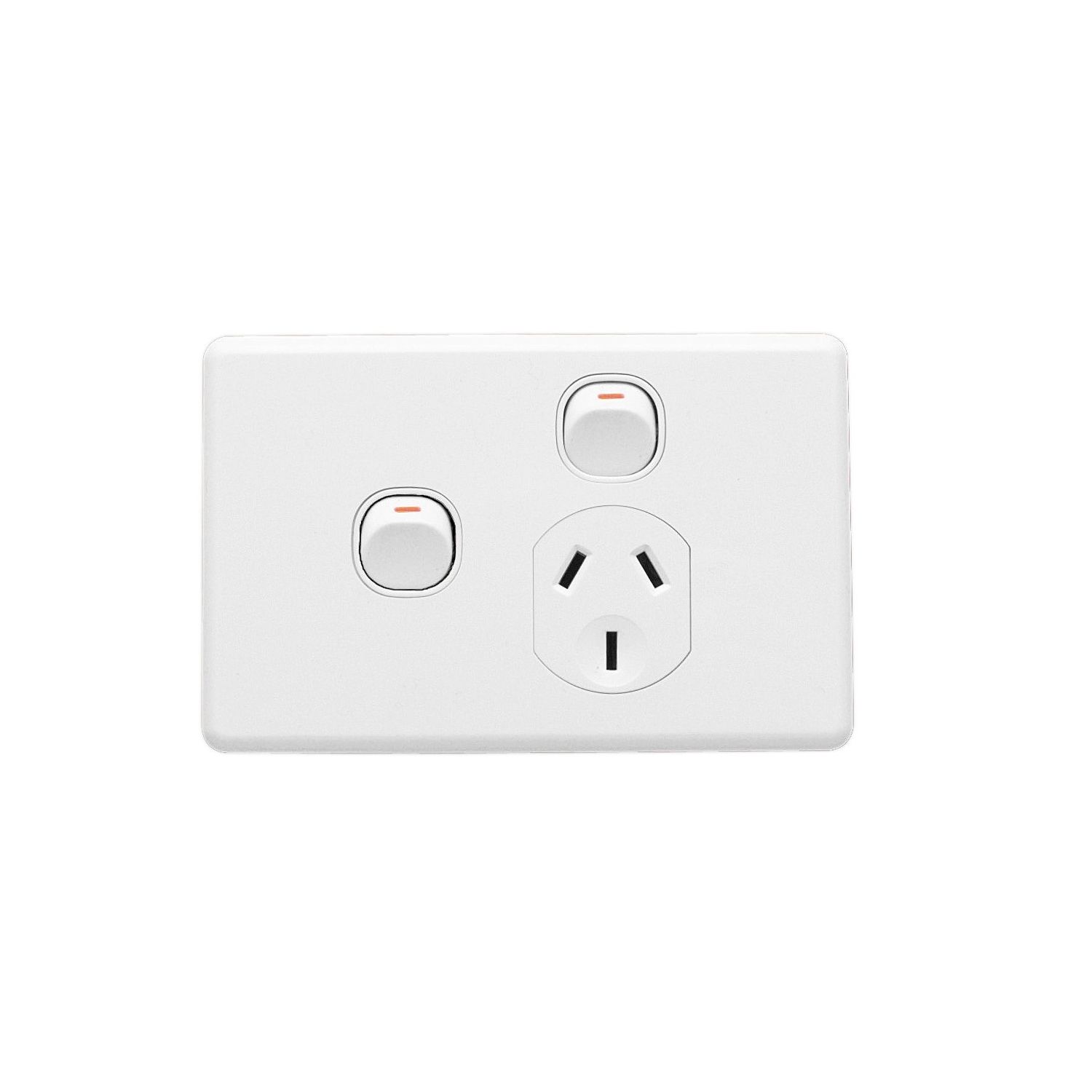 Picture of Switch Socket Outlet, Classic C2000 Series, Single, 250V, 10A, Removable Extra Switch