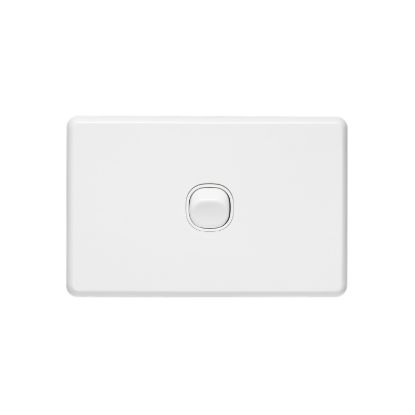 Picture of Flush Switch, Classic C2000 Series, 1 Gang, 250VAC, 10A, Standard, Horizontal