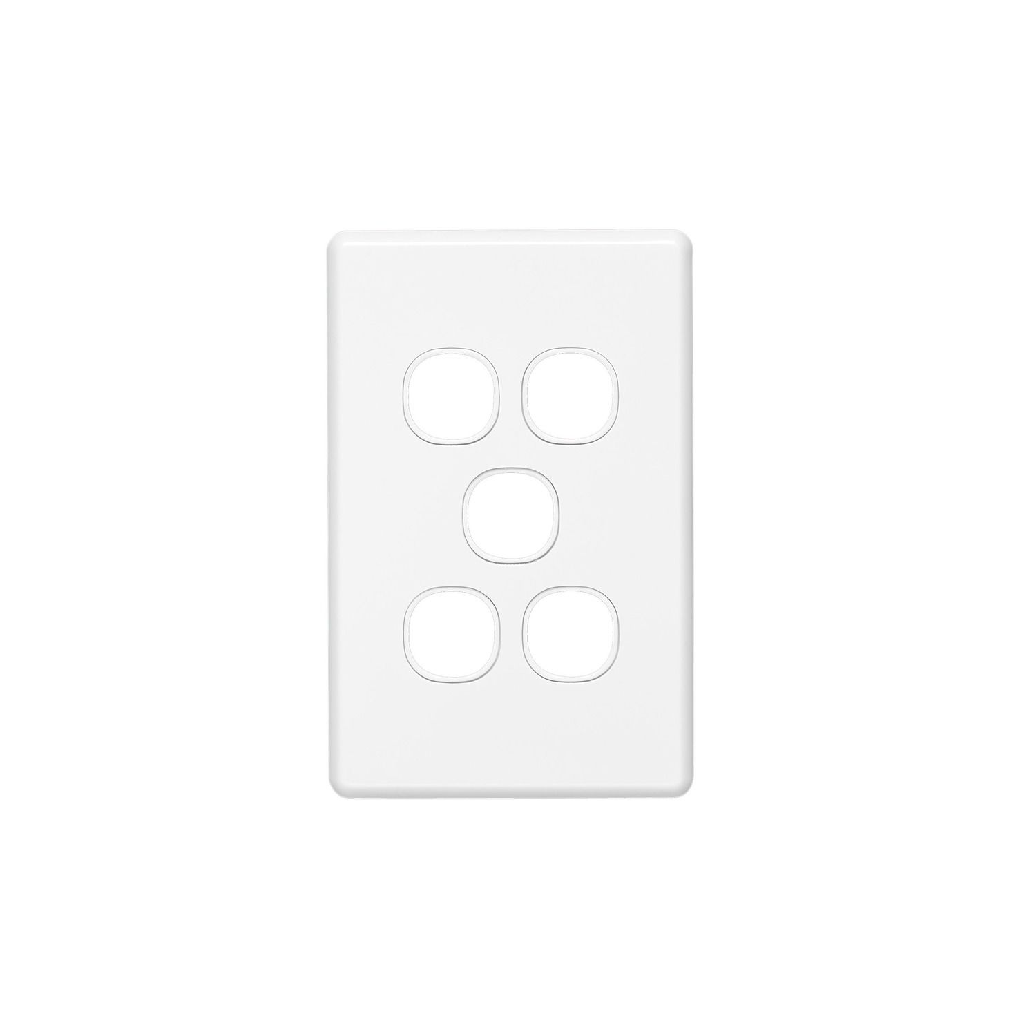 Picture of Switch Grid Plate and Cover, Classic C2000 Series, 5 Gang, Less Mechanism